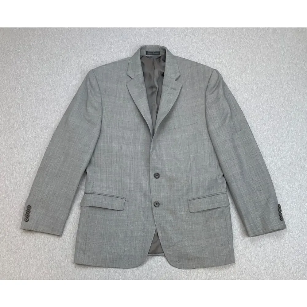 Lauren Ralph Lauren Blazer Mens 40R Plaid‎ 100% Wool 2-Button Single Breasted